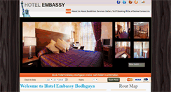 Desktop Screenshot of hotelembassybodhgaya.com